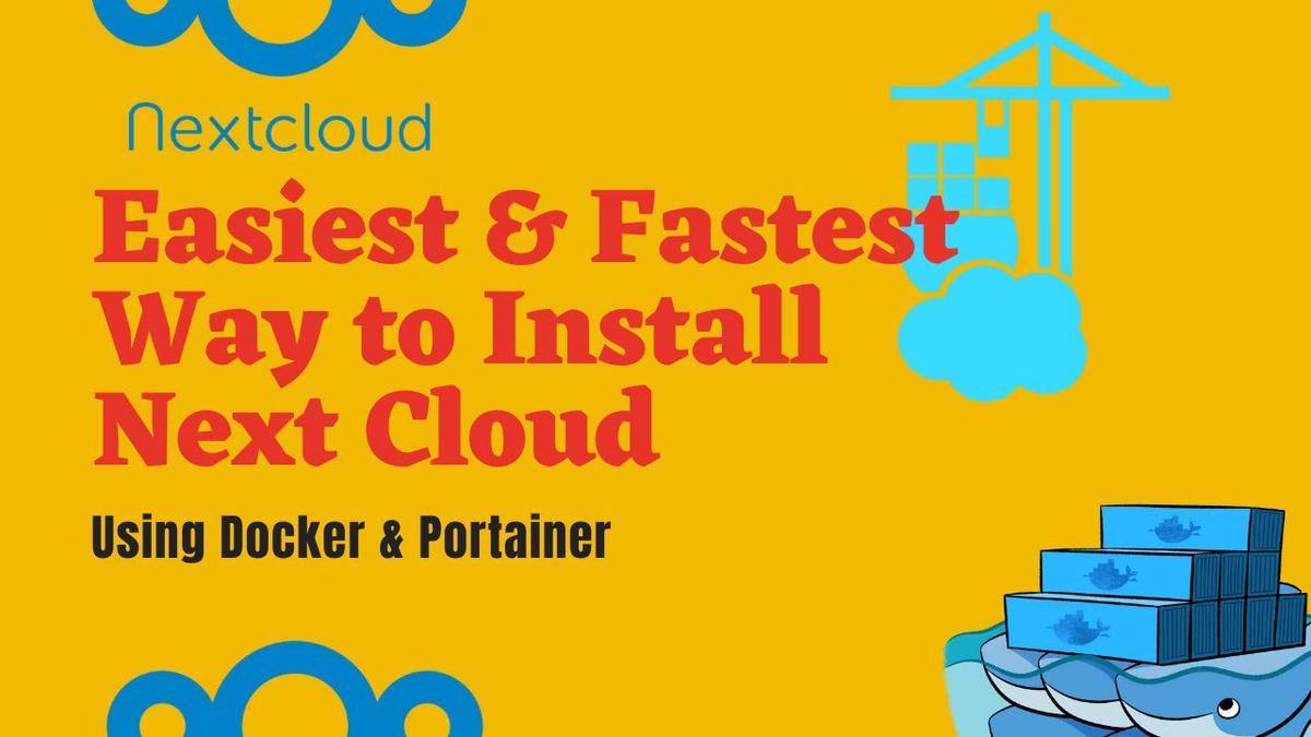 'Video thumbnail for An Easiest and Fastest Way to Deploy Your Own Domain NextCloud Using Portainer'