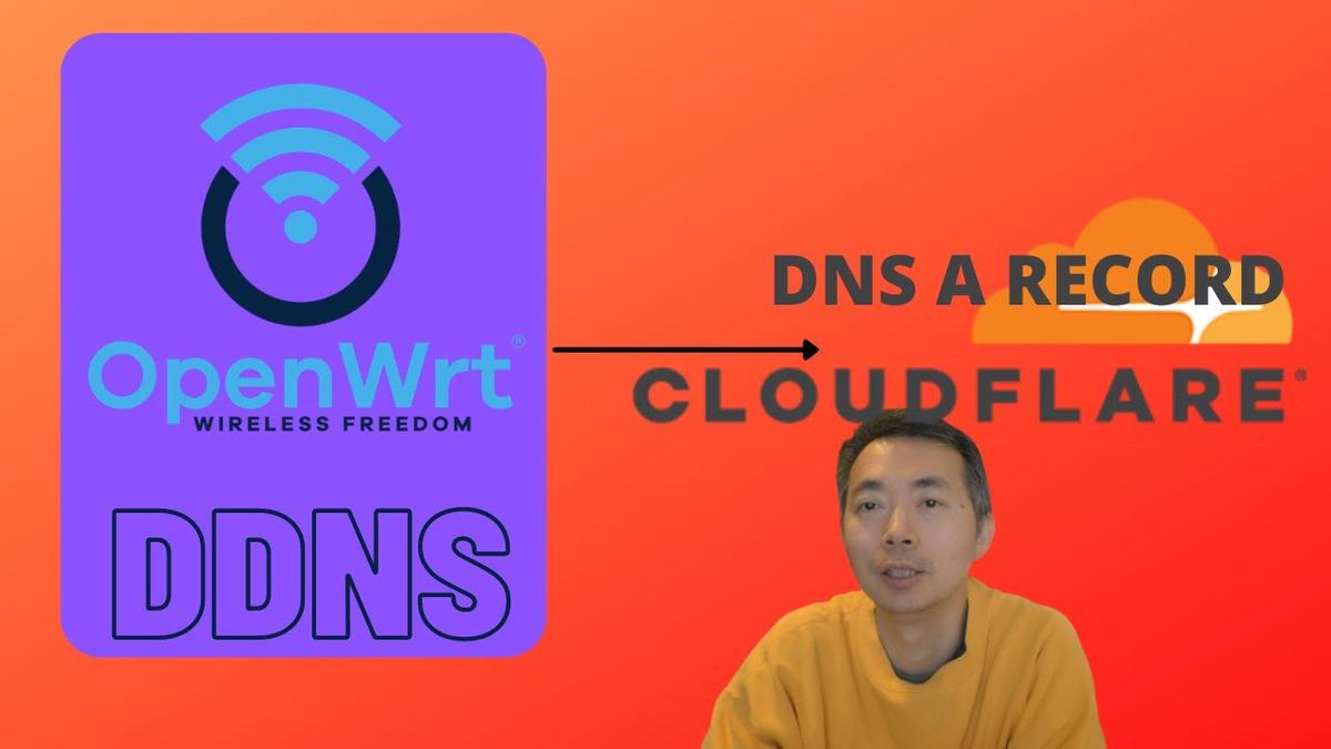 'Video thumbnail for Update Home Public IP to CloudFlare DNS A Record Using OpenWRT DDNS Package'