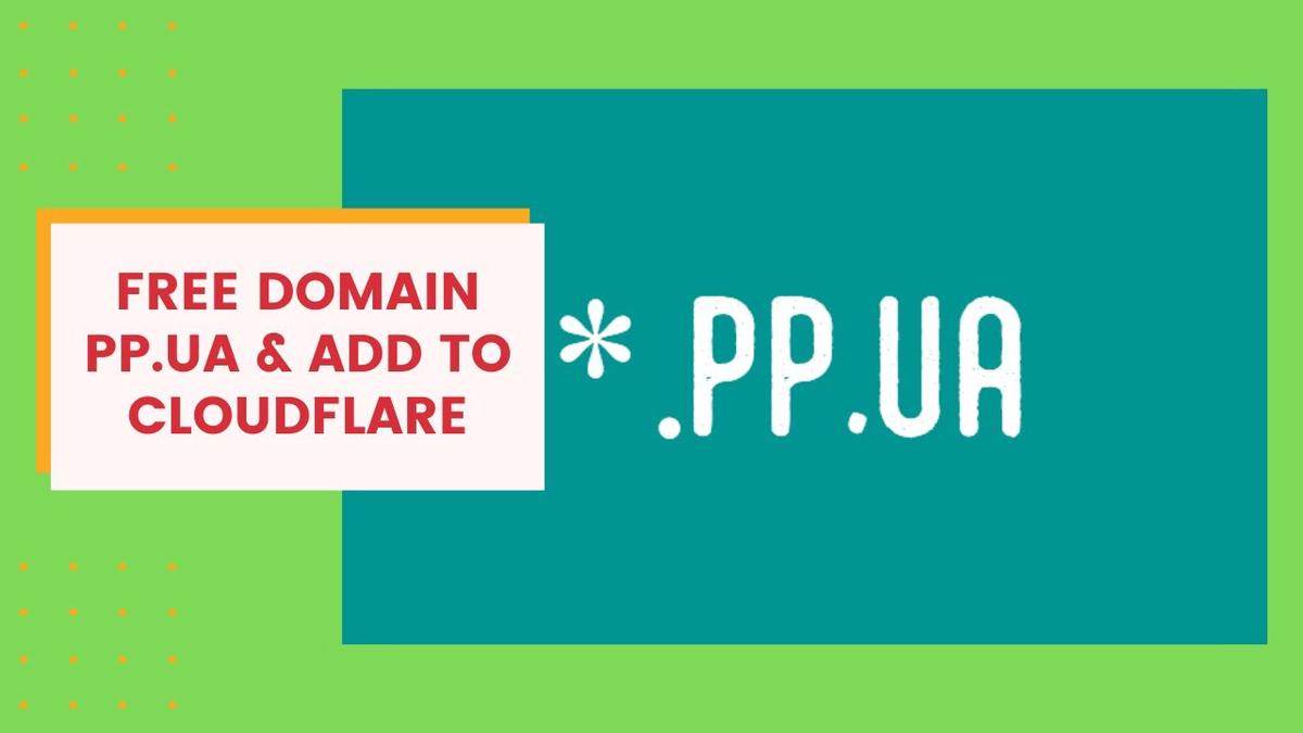 'Video thumbnail for Get Free PP.UA Sub-Domain and Integrated with CloudFlare'