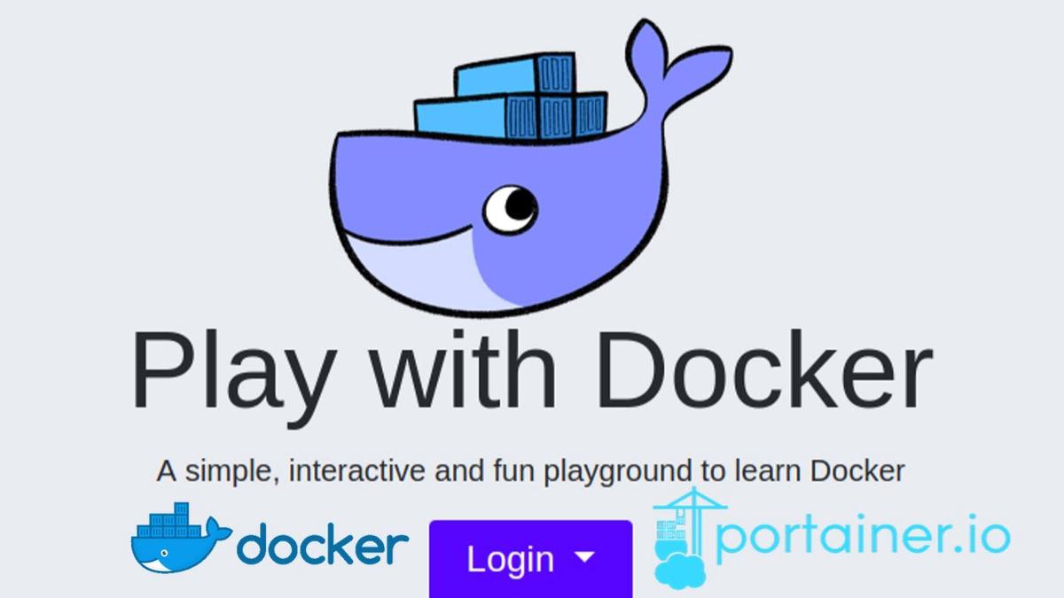 'Video thumbnail for Install Portainer at Play-with-docker.com and Export/Import Image'