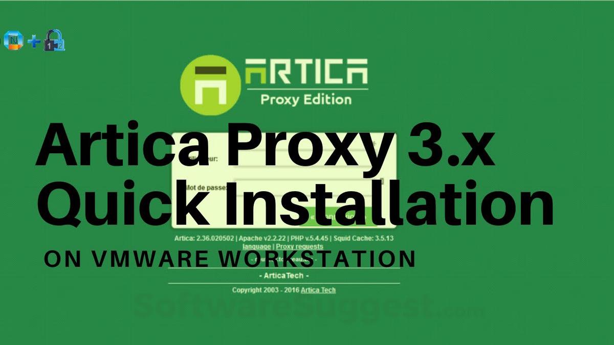 'Video thumbnail for Artica Proxy 3.x Quick Installation on VMware Workstation'