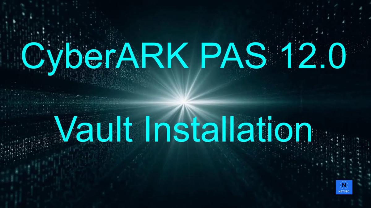 'Video thumbnail for CyberArk PAS 12 0 Lab -1. Vault'