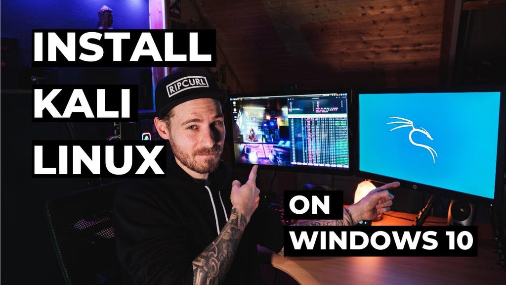 'Video thumbnail for Install KALI LINUX on WINDOWS - The easiest way in 2022!'