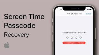 'Video thumbnail for How To Recover iPhone Screen Time Passcode - Easy Guide'